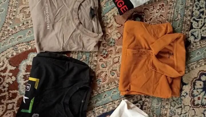 5 Branded Polo T Shirts – Good Condition – Rs.1000