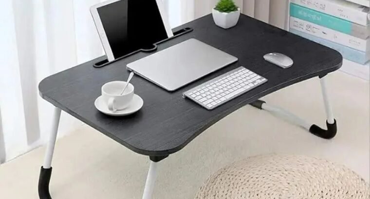 Black Laptop Table For Home And Office Use