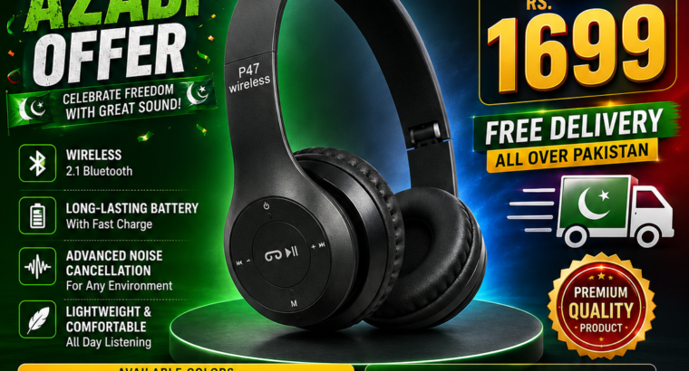 P47 Wireless Headphone