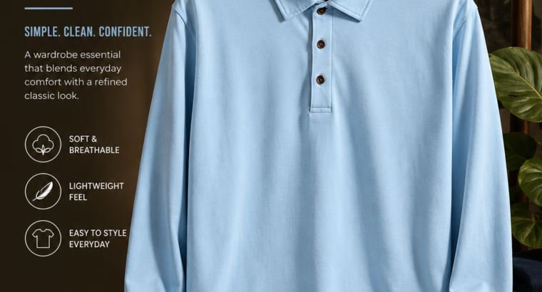 Classic long sleeve collar shirt