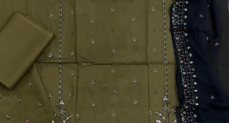 3pc lawn embroidery