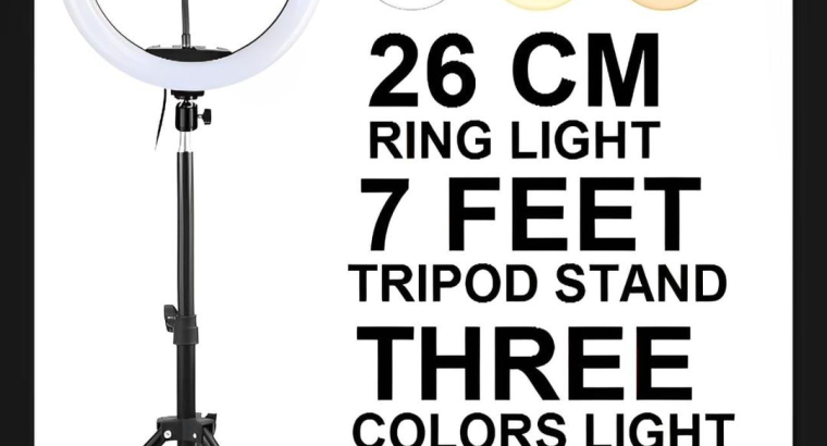 3-in-1 Professional LED Ring Light with 7-Feet Tripod Stand