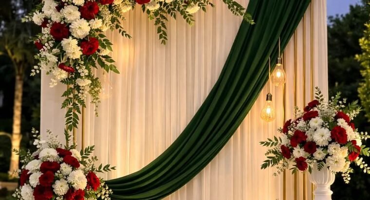 flowers decorations and balloon decor