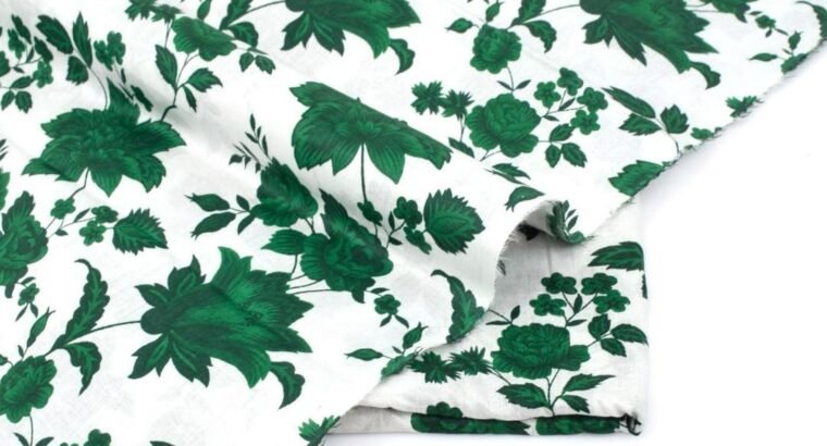 Green Floral Lawn Suit for 14 August Pakistan
