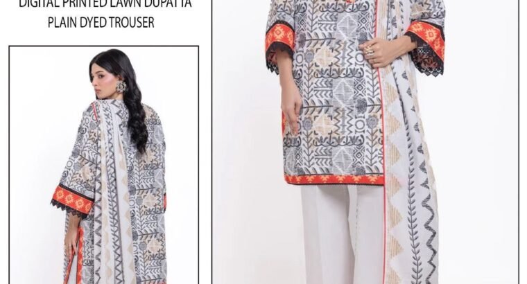 Digital Lawn Collection 3-Piece Ensemble