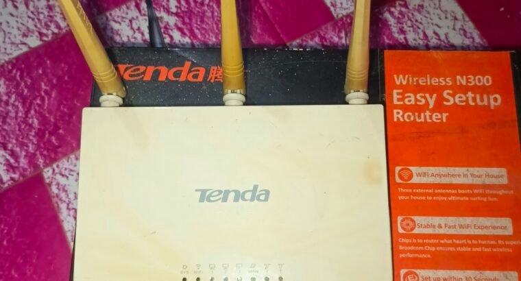 tenda router bilkul ok