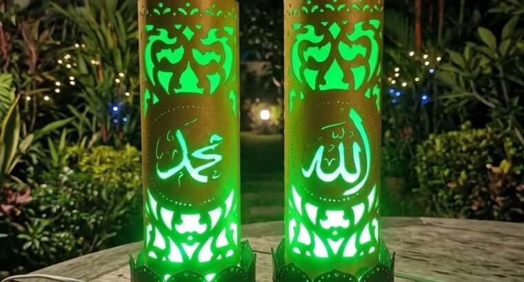 Handmade pvc lamps