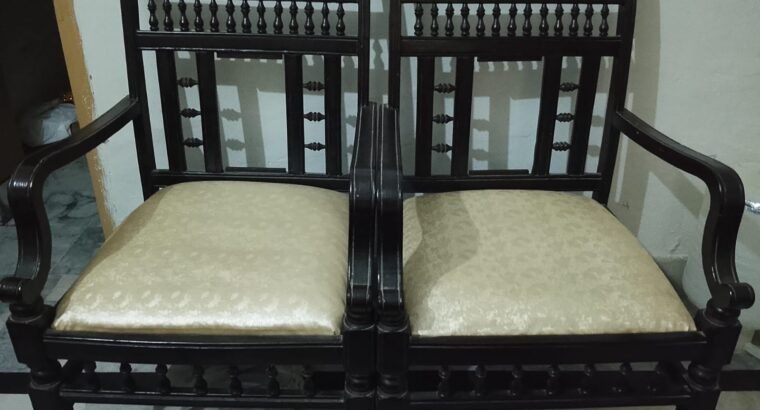 4 wooden chairs