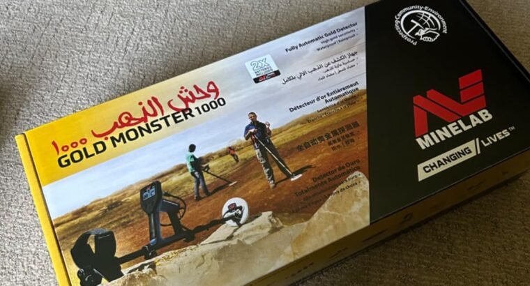 Brand New Original Minelab Gold Monster 1000 Gold Detector Ready To Ship