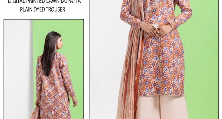 Digital Lawn Collection 3-Piece Ensemble