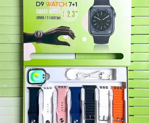 D9 Ultra Smart Watch Series 9 (Brand New – 7 Straps)