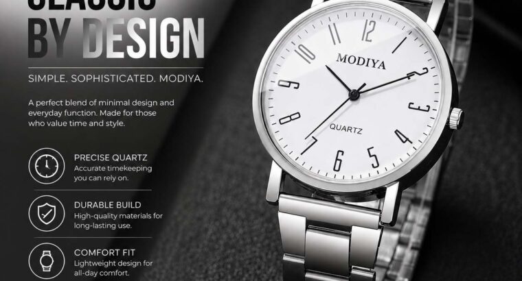 MODIYA Luxury Minimalist Men’s Wrist Watch