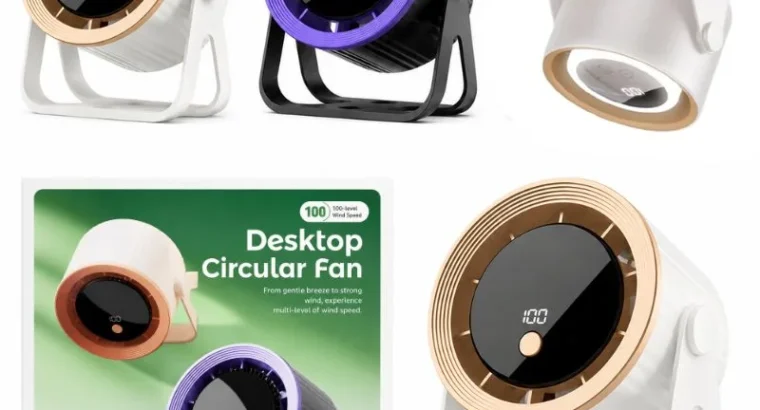 Desktop Circular Rechargeable Fan
