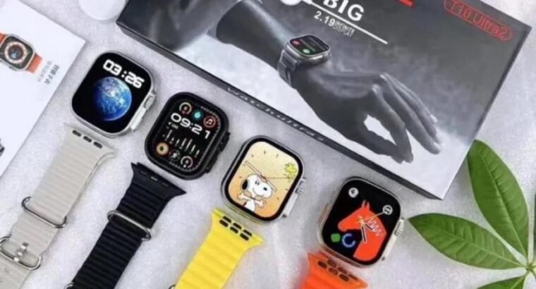 T10 Ultra 2 Smart Watch Orange Silicone Bluetooth 5 Fitness Tracker