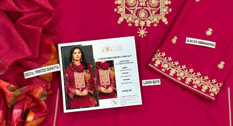Alkaram By ASLING 1301* *New Summer Collection 2k26*