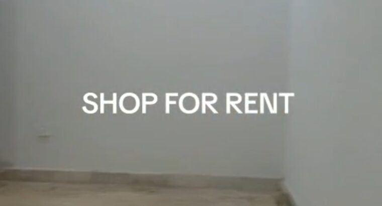 Shop Available For Rent
