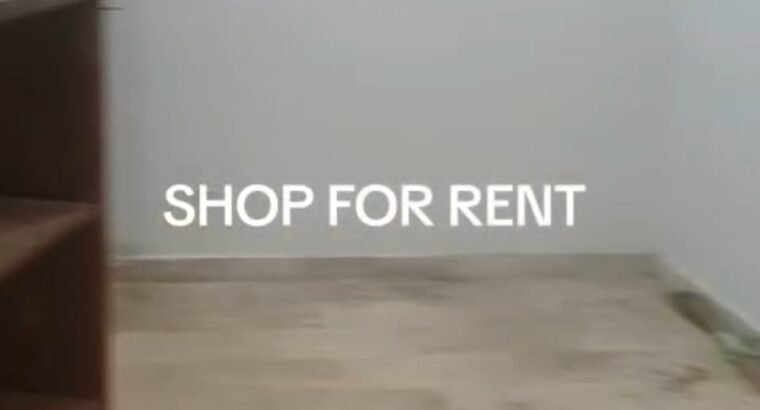 Shop Available For Rent